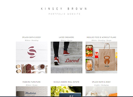 Kinsey Brown Portfolio Screenshot