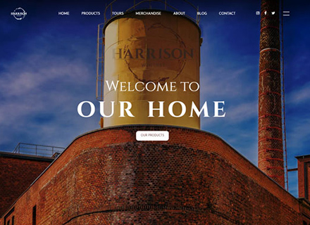 Victor Barreto Harrison Whiskey Website Thumbnail