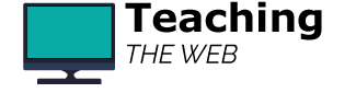 Picture of a computer with the text for Teaching the Web